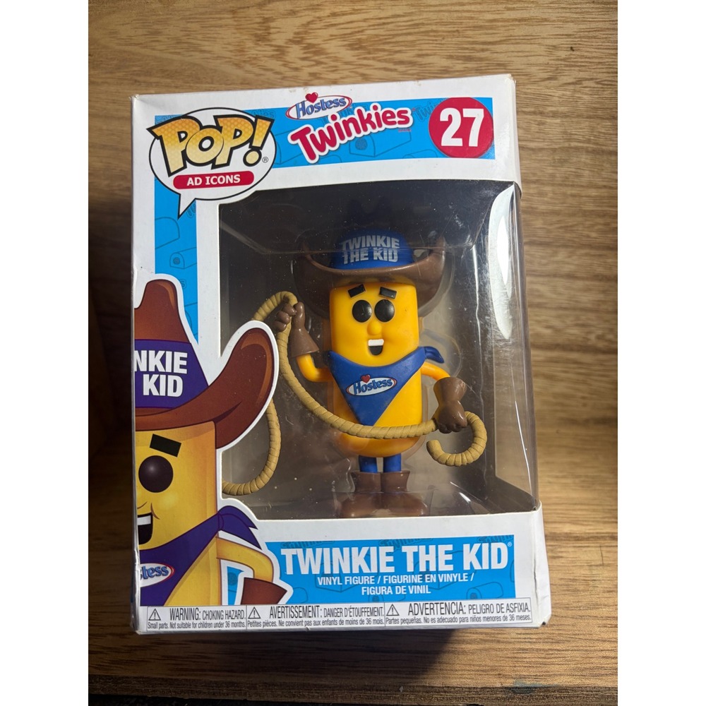 Funko Pop Ad Icons Twinkie the Kid 27 Hostess Vinyl Figure Cowboy Mascot 2018